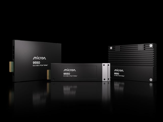 Micron 9550 NVME SSD family of products