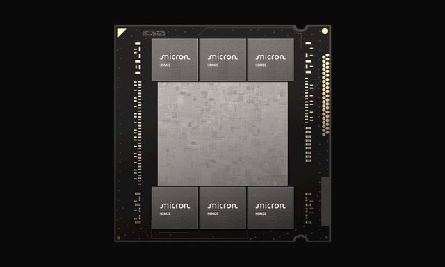 image of HBM2e memroy module
